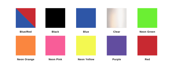 QF Sleeve Color Chart