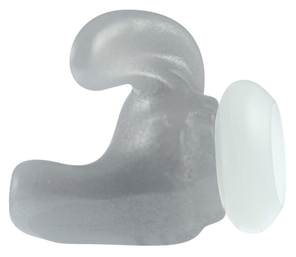 Gray Side Sleeve - Gray custom molded removable sleeve for wireless earphones.